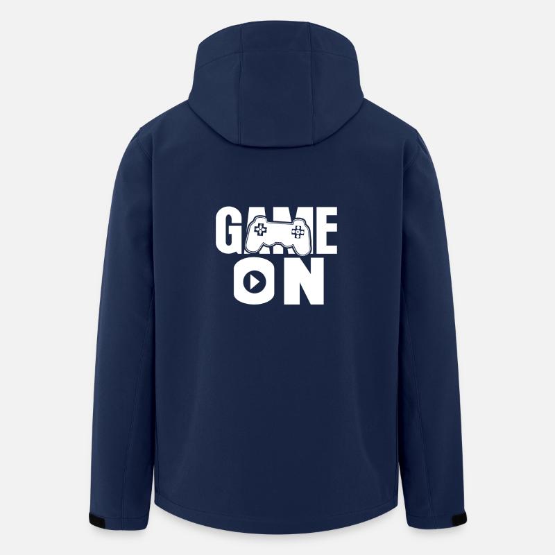 Computer spielen - Recycelte Männer Softshell-Jacke von Stanley/Stella - Navy