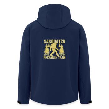 Équipe de recherche Bigfoot - Veste softshell homme en polyester recyclé Stanley/Stella - marine - Dos - AI Model Male 185 light (185cm)