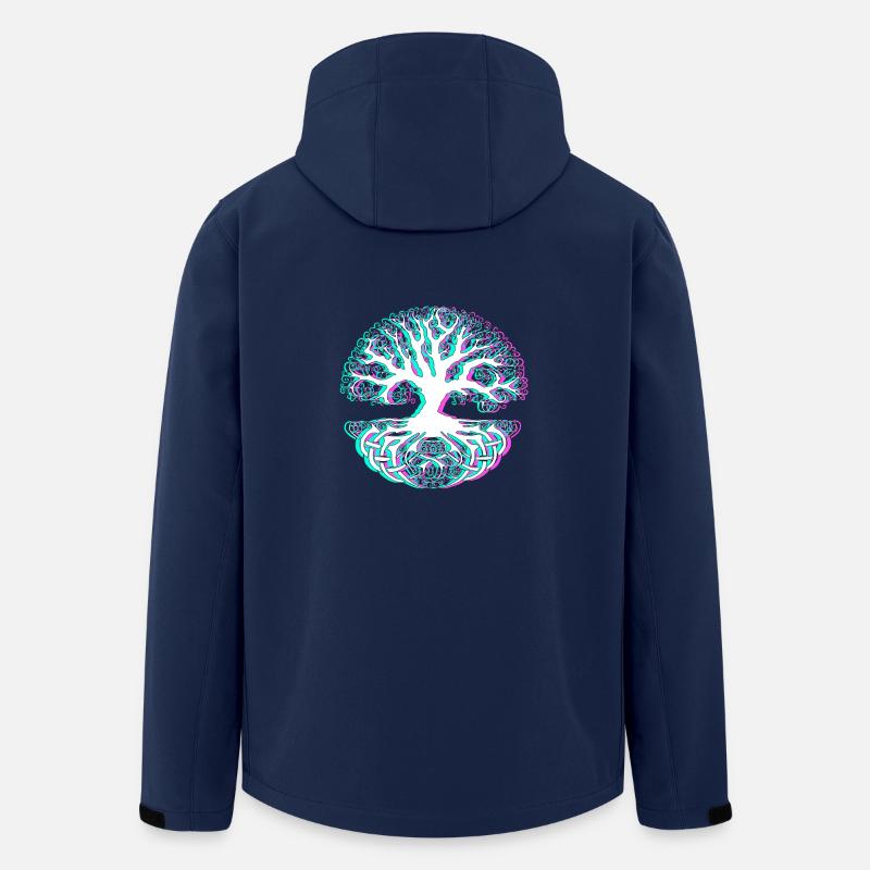 Baum - Recycelte Männer Softshell-Jacke von Stanley/Stella - Navy