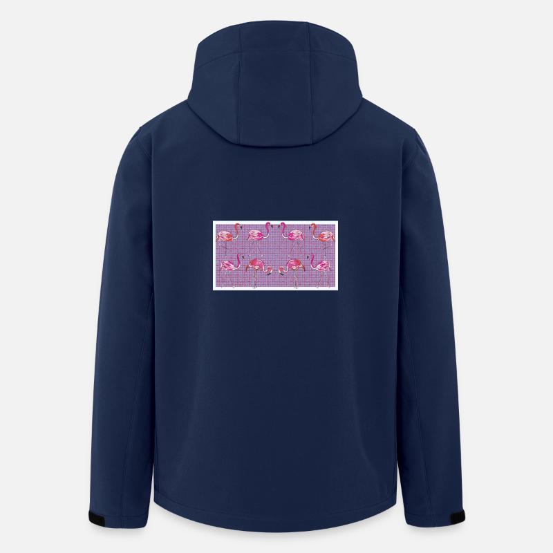 Flamingogruppe - Recycelte Männer Softshell-Jacke von Stanley/Stella - Navy