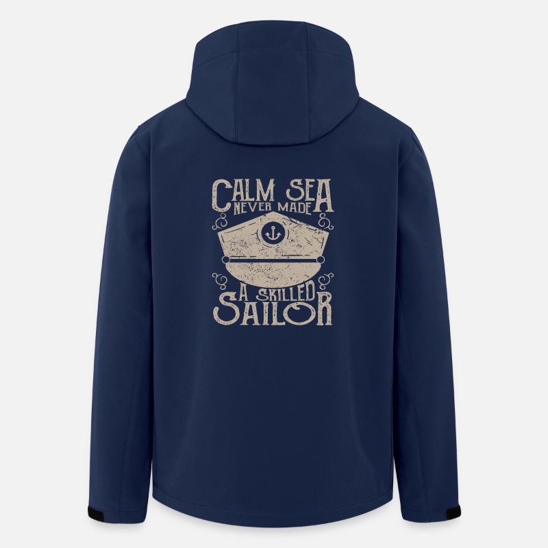 Seeman - Recycelte Männer Softshell-Jacke von Stanley/Stella - Navy