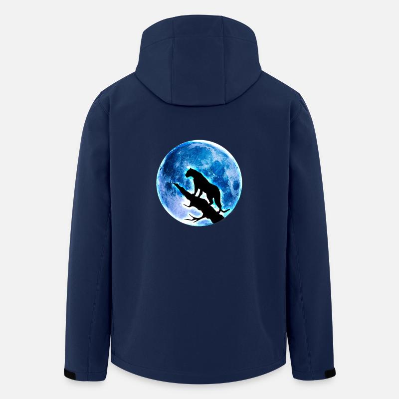 Vollmond - Recycelte Männer Softshell-Jacke von Stanley/Stella - Navy