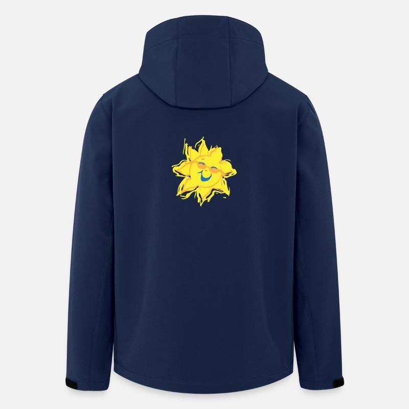 Sommer Sonne - Recycelte Männer Softshell-Jacke von Stanley/Stella - Navy