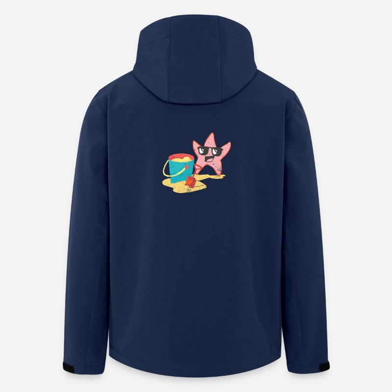 Beach time - Men’s Recycled Softshell Jacket by Stanley/Stella - navy