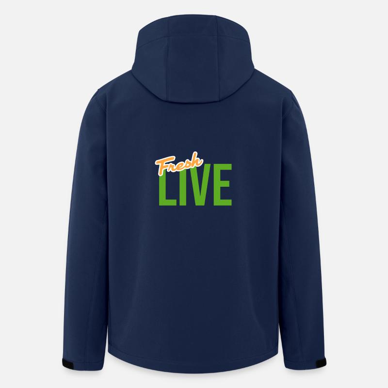 Fresh live - Recycelte Männer Softshell-Jacke von Stanley/Stella - Navy