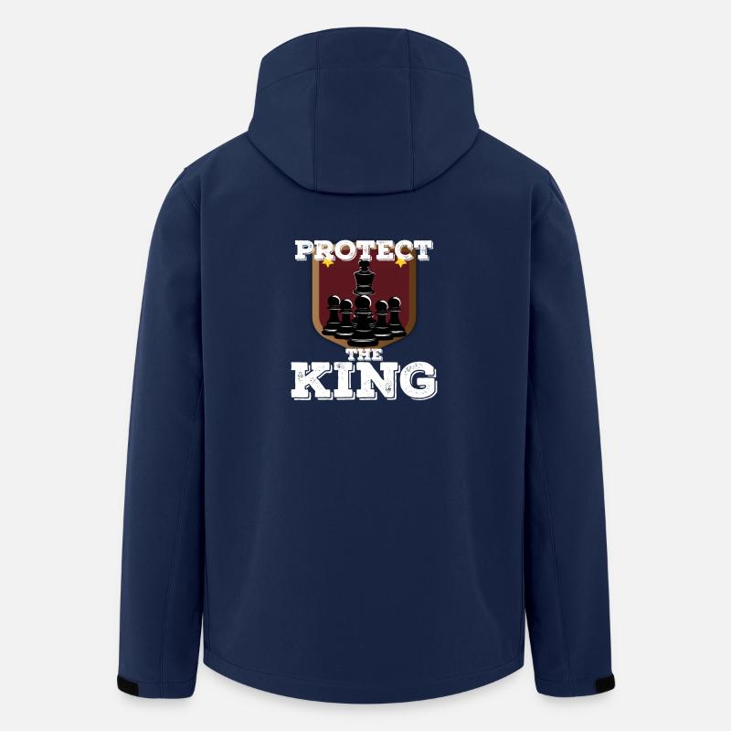 chess - Men’s Recycled Softshell Jacket by Stanley/Stella - navy