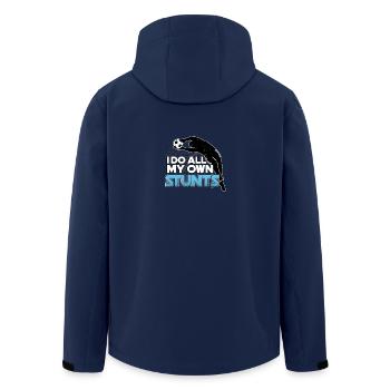 Je fais tout mon football Stunts - Veste softshell homme en polyester recyclé Stanley/Stella - marine - Dos - AI Model Male 185 light (185cm)