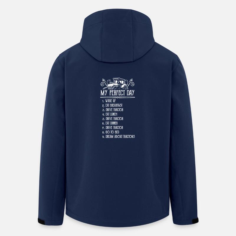 Traktor Shirt · Landwirtschaft · Perfekter Tag - Recycelte Männer Softshell-Jacke von Stanley/Stella - Navy