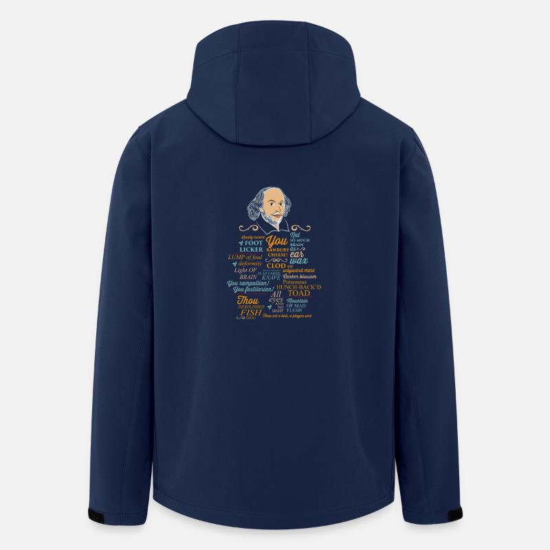 Shakespeare teacher teacher graduation gift - Men’s Recycled Softshell Jacket by Stanley/Stella - navy