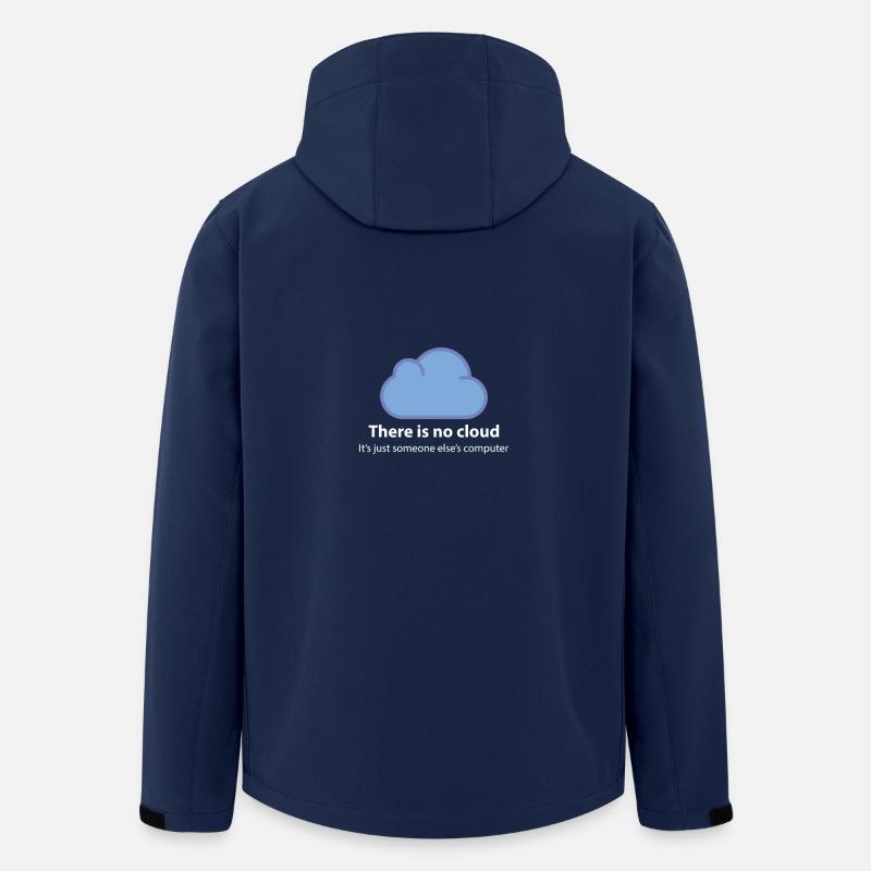 there is no cloud - Veste softshell homme en polyester recyclé Stanley/Stella - marine