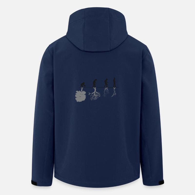 Evolution Black - Men’s Recycled Softshell Jacket by Stanley/Stella - navy