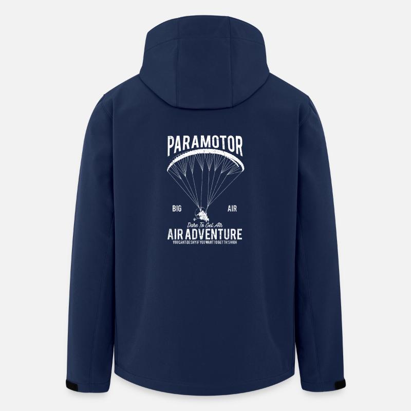 Paramotor - Recycelte Männer Softshell-Jacke von Stanley/Stella - Navy