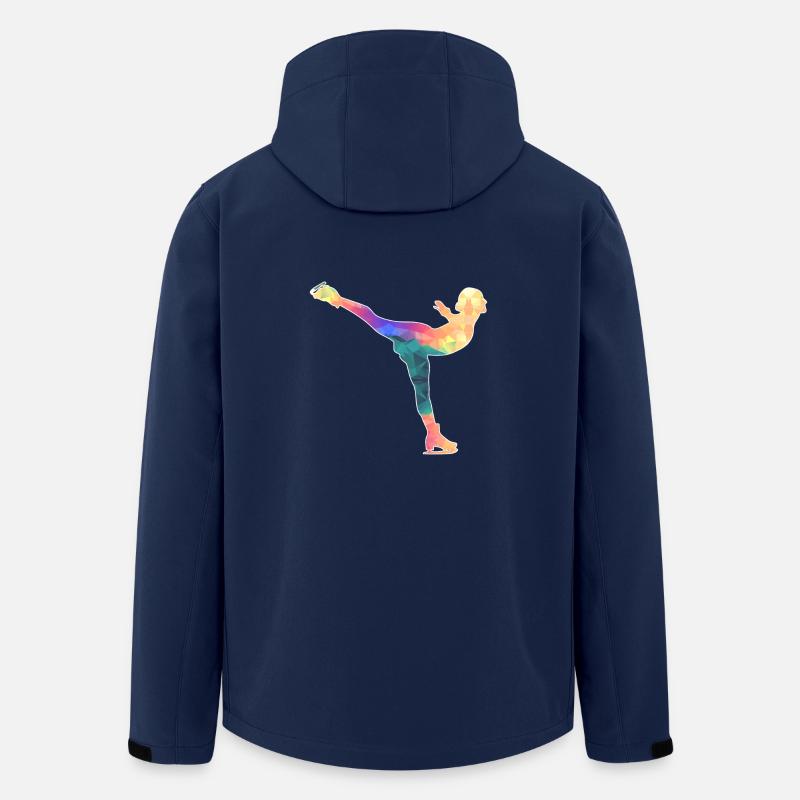 Eiskunstläuferin / Eiskunstläufer / Eiskunstlauf - Recycelte Männer Softshell-Jacke von Stanley/Stella - Navy