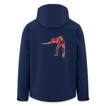 Snooker / Billiards / Pool - Men’s Recycled Softshell Jacket by Stanley/Stella - navy - Back - AI Model Male 185 light (185cm)
