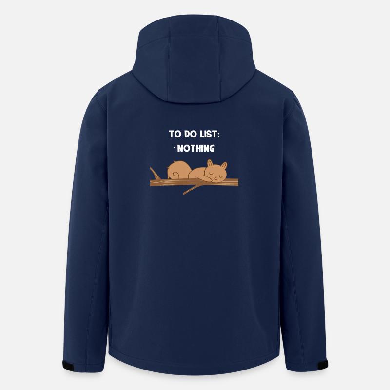 Eichhörnchen - Eichhörnchenfan - Eichkätzchen - Recycelte Männer Softshell-Jacke von Stanley/Stella - Navy