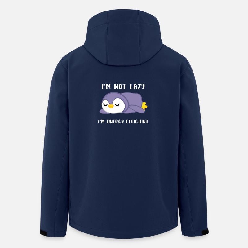 Pinguin - Pinguine - Pinguinmotiv - Faulenzer - Recycelte Männer Softshell-Jacke von Stanley/Stella - Navy