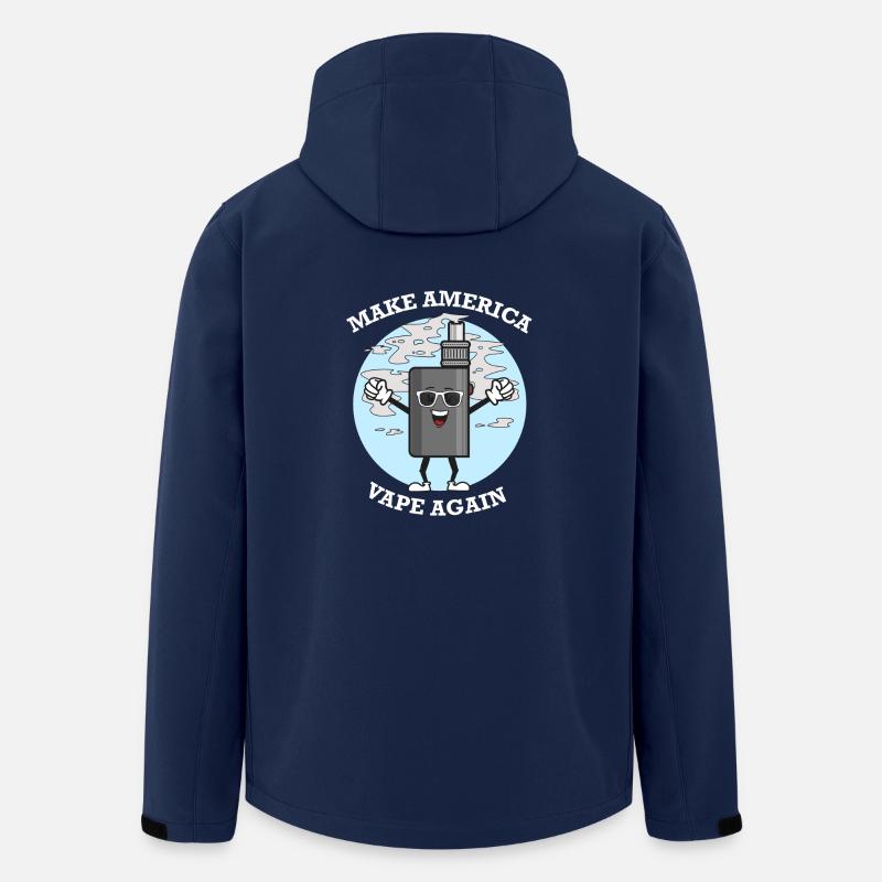 Make America Vape Again - Men’s Recycled Softshell Jacket by Stanley/Stella - navy