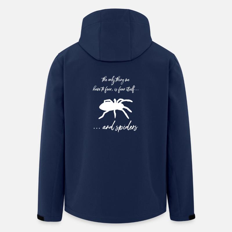 Araignée - Araignées - Araignée Propriétaire - Drôle - Veste softshell homme en polyester recyclé Stanley/Stella - marine