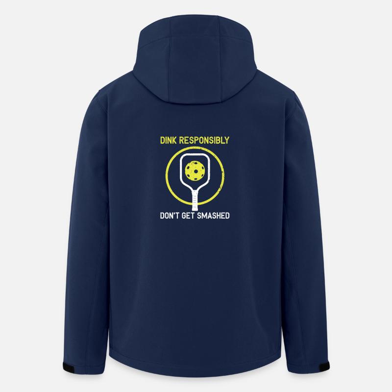 Pickleball - Men’s Recycled Softshell Jacket by Stanley/Stella - navy
