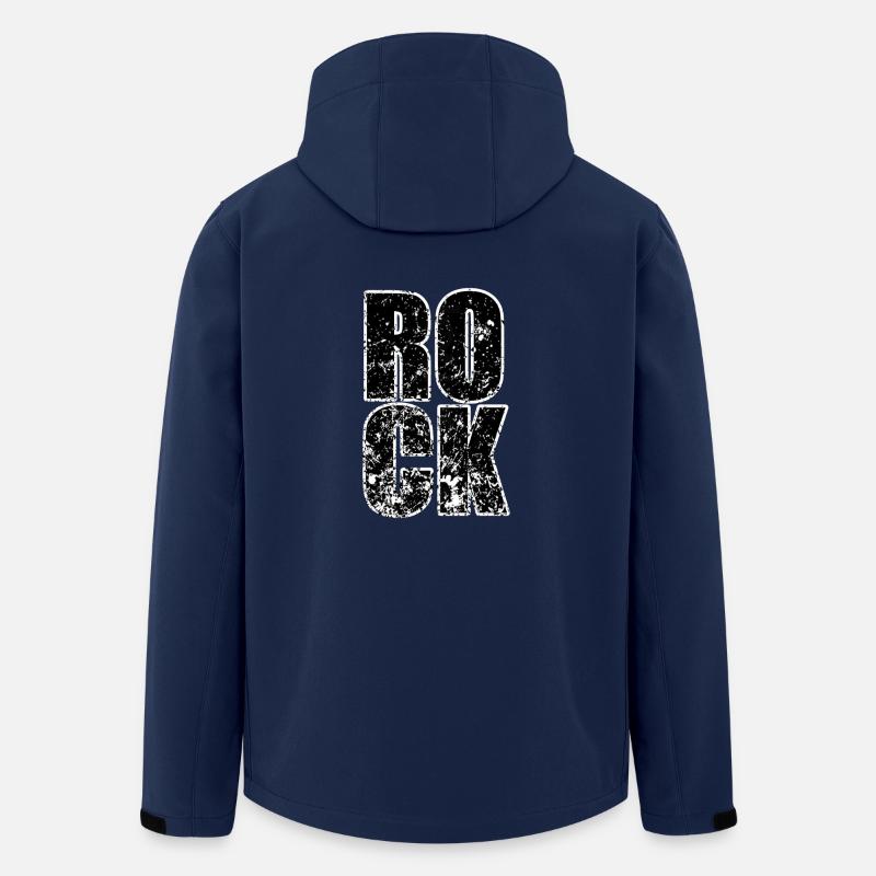 Hard rock music - Men’s Recycled Softshell Jacket by Stanley/Stella - navy