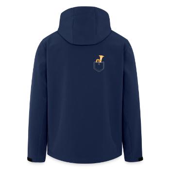 Tuba Tuba De Jeu de Musique Cadeau - Veste softshell homme en polyester recyclé Stanley/Stella - marine - Dos - AI Model Male 185 light (185cm)