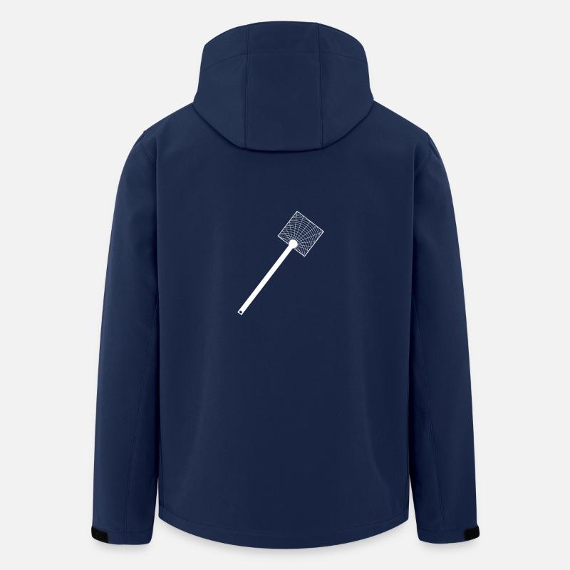 Fly swatter white - Men’s Recycled Softshell Jacket by Stanley/Stella - navy