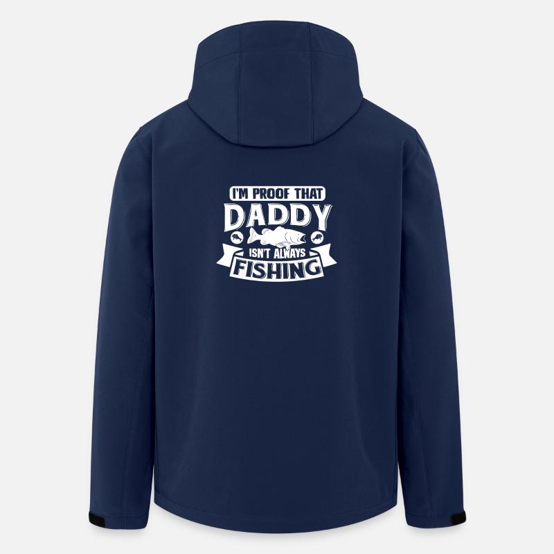 pêche - Veste softshell homme en polyester recyclé Stanley/Stella - marine