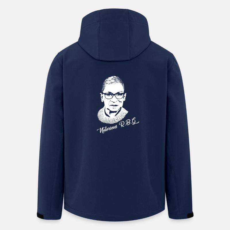 RBG notoire - Veste softshell homme en polyester recyclé Stanley/Stella - marine