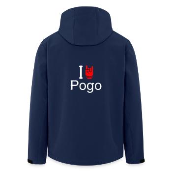 Pogo - Veste softshell homme en polyester recyclé Stanley/Stella - marine - Dos - AI Model Male 185 light (185cm)