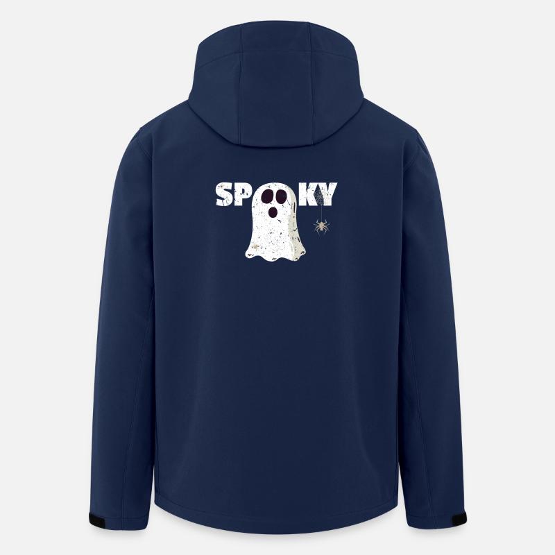 Ghosts - Spooky - Men’s Recycled Softshell Jacket by Stanley/Stella - navy