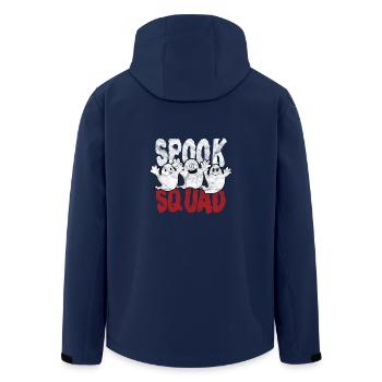 Ghosts Grudge - Spook Squad - Men’s Recycled Softshell Jacket by Stanley/Stella - navy - Back - AI Model Male 185 light (185cm)
