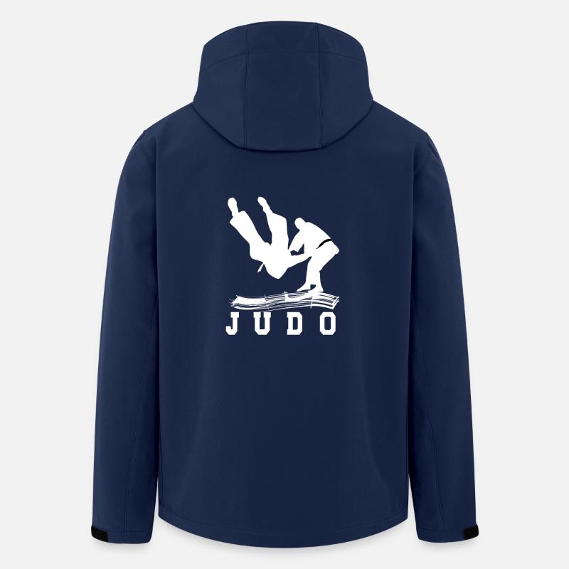 Judo Hobby beau cadeau sympa - Veste softshell homme en polyester recyclé Stanley/Stella - marine