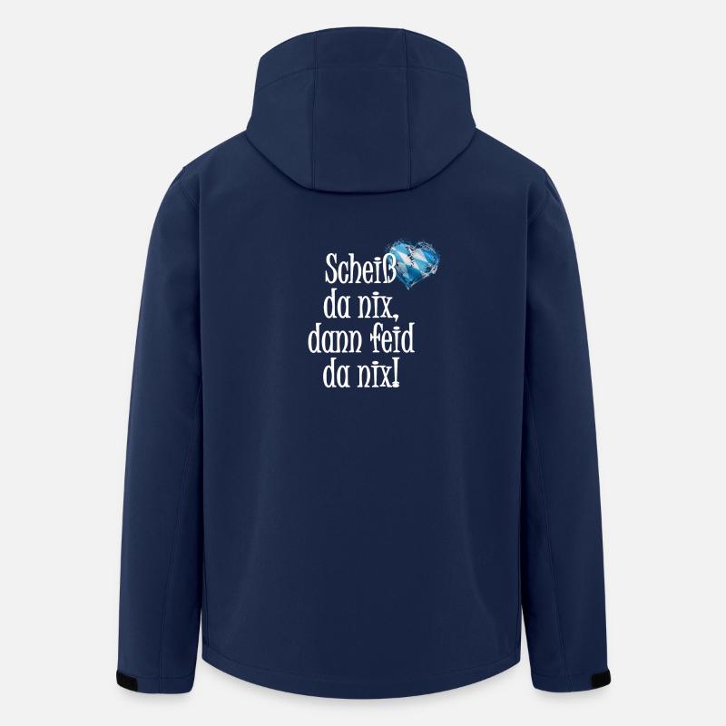 Shit da nix Bayern - Men’s Recycled Softshell Jacket by Stanley/Stella - navy