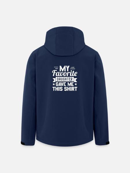 Meine Lieblingstochter gab mir dieses Shirt - Recycelte Männer Softshell-Jacke von Stanley/Stella - Navy