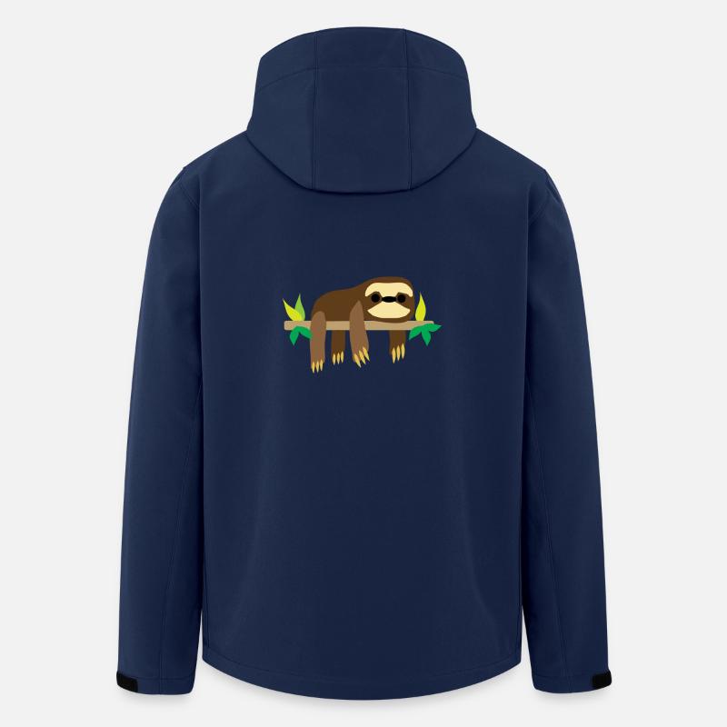 Faultier - Recycelte Männer Softshell-Jacke von Stanley/Stella - Navy