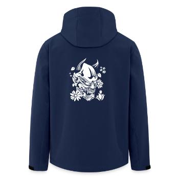 Diable avec des fleurs sait - Veste softshell homme en polyester recyclé Stanley/Stella - marine - Dos - AI Model Male 185 light (185cm)