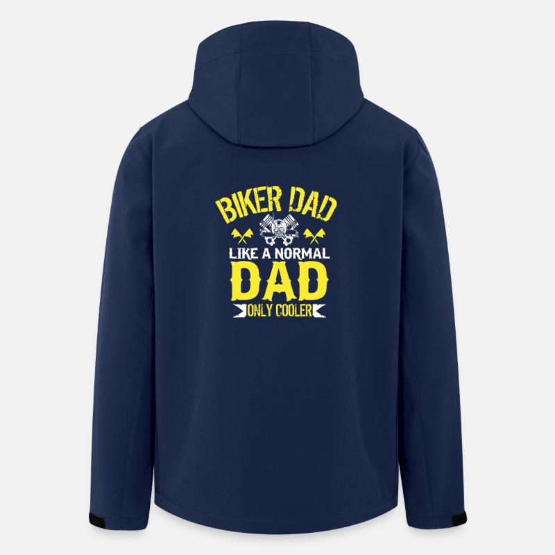 Biker motorcycle - Men’s Recycled Softshell Jacket by Stanley/Stella - navy