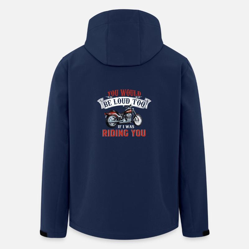 Biker Motorrad - Recycelte Männer Softshell-Jacke von Stanley/Stella - Navy