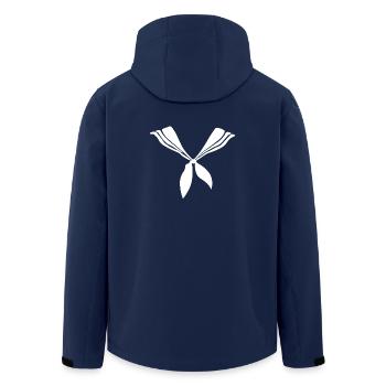 Matrosen Band Geschenk Matrose Shirt - Recycelte Männer Softshell-Jacke von Stanley/Stella - Navy - Hinten - AI Model Male 185 light (185cm)