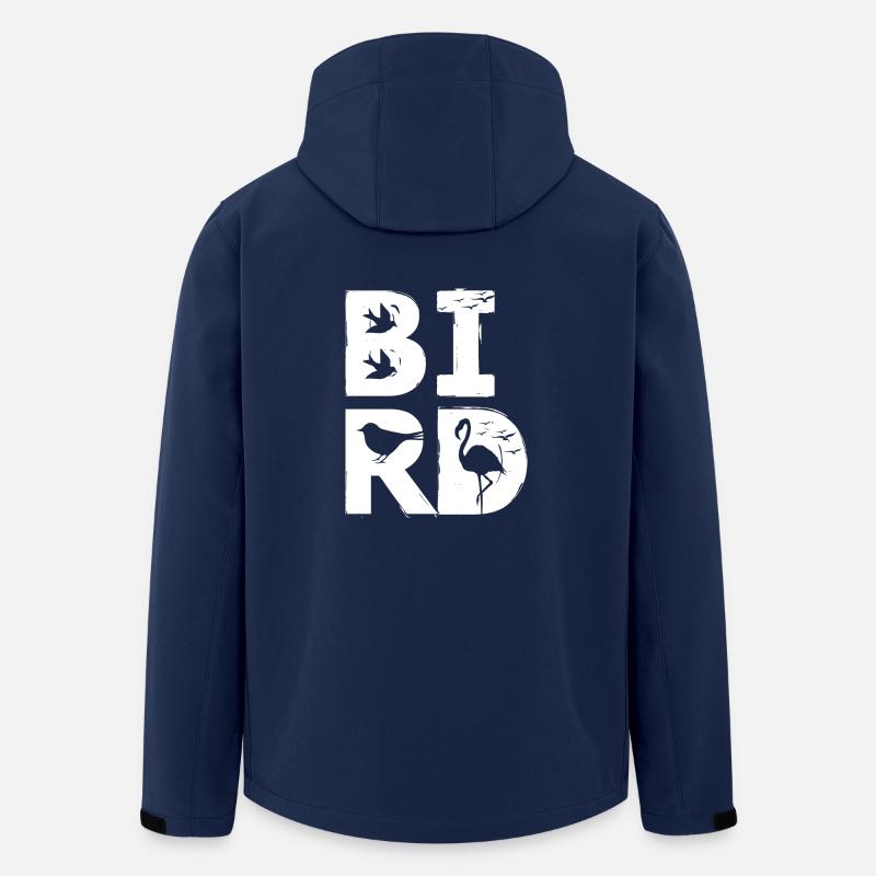 BIRD / bird - Men’s Recycled Softshell Jacket by Stanley/Stella - navy