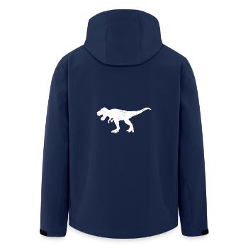 T-Rex - Recycelte Männer Softshell-Jacke von Stanley/Stella - Navy - Hinten - AI Model Male 185 light (185cm)