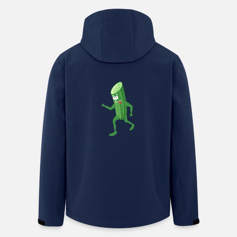 Gurke - Recycelte Männer Softshell-Jacke von Stanley/Stella - Navy
