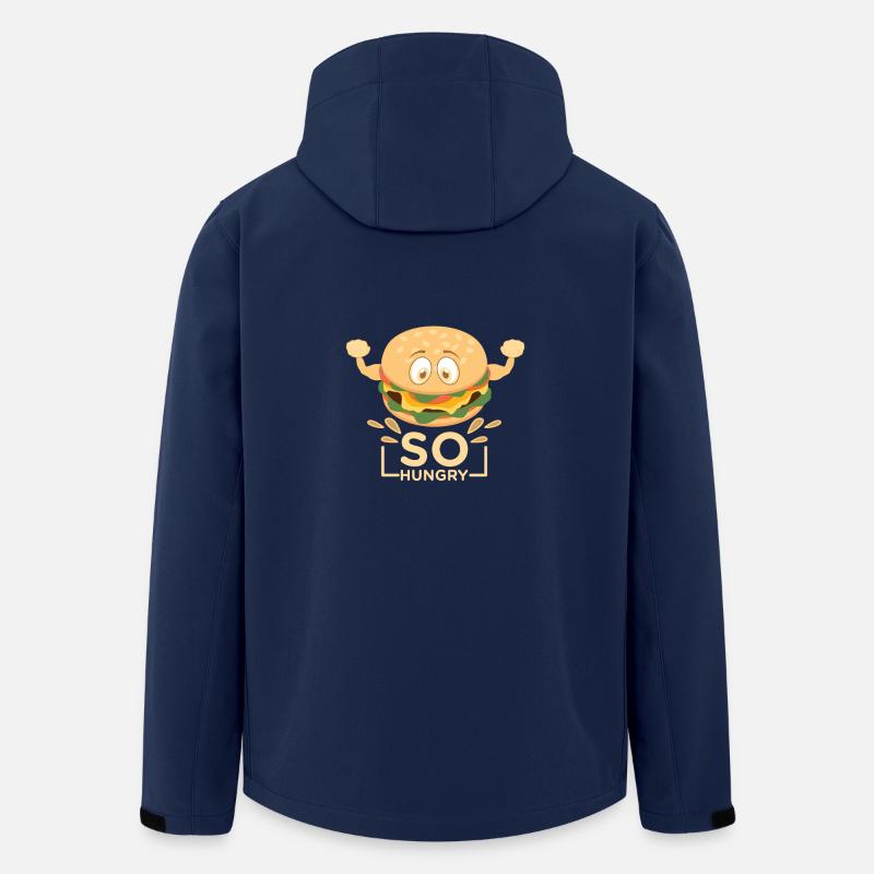 Burger - Recycelte Männer Softshell-Jacke von Stanley/Stella - Navy