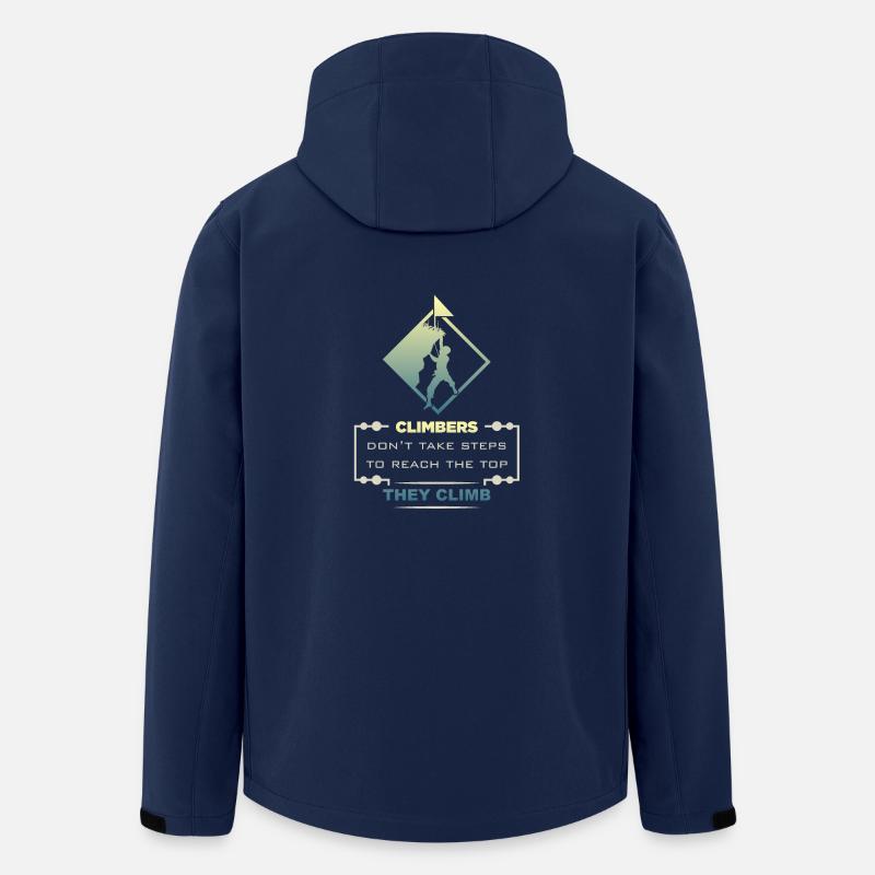 Bouldern - Recycelte Männer Softshell-Jacke von Stanley/Stella - Navy
