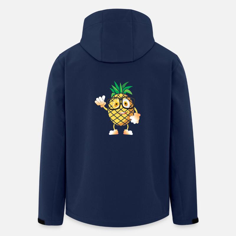 Ananas - Recycelte Männer Softshell-Jacke von Stanley/Stella - Navy
