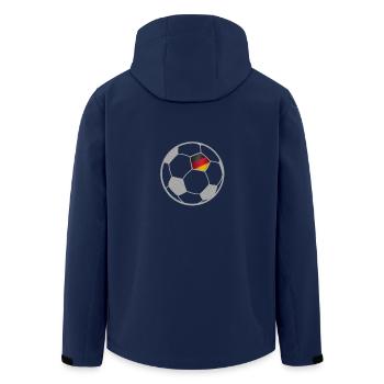 Allemagne - Veste softshell homme en polyester recyclé Stanley/Stella - marine - Dos - AI Model Male 185 light (185cm)