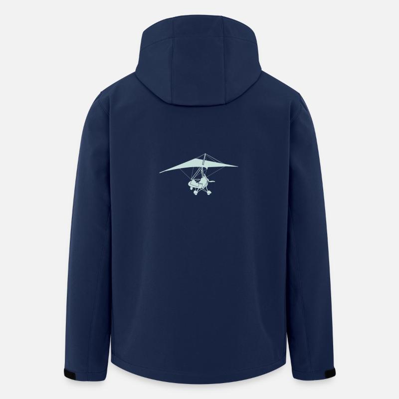Ultralight trike, flying trike - Men’s Recycled Softshell Jacket by Stanley/Stella - navy