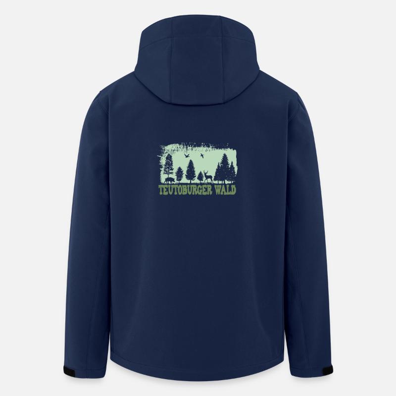 Teutoburger Wald - Recycelte Männer Softshell-Jacke von Stanley/Stella - Navy