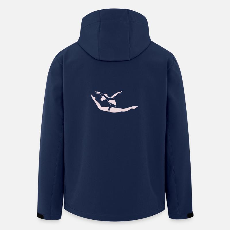 Turnen Mädchen - Recycelte Männer Softshell-Jacke von Stanley/Stella - Navy