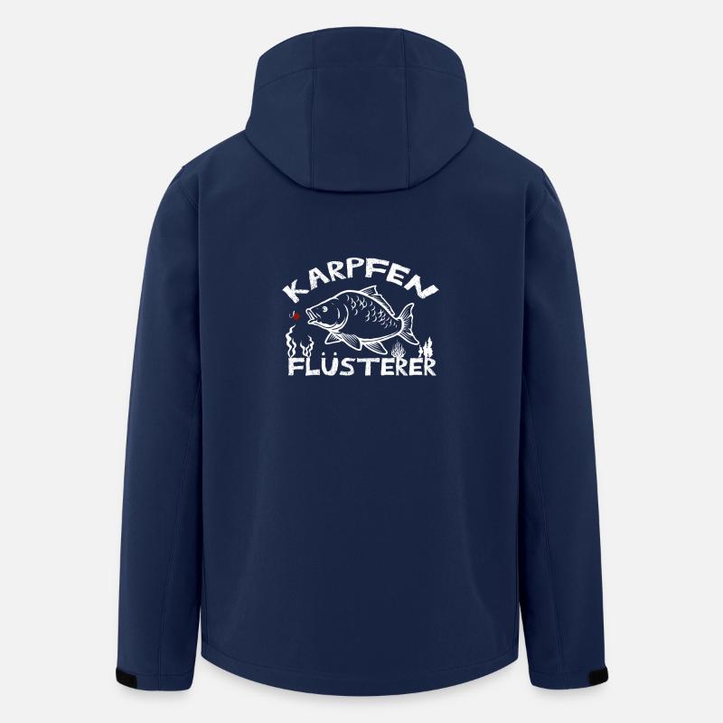 Karpfen Flüsterer - Recycelte Männer Softshell-Jacke von Stanley/Stella - Navy